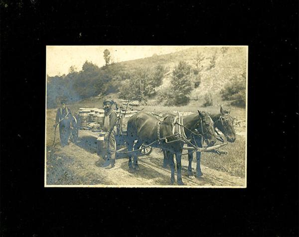 Horse Drawn Milk Wagon