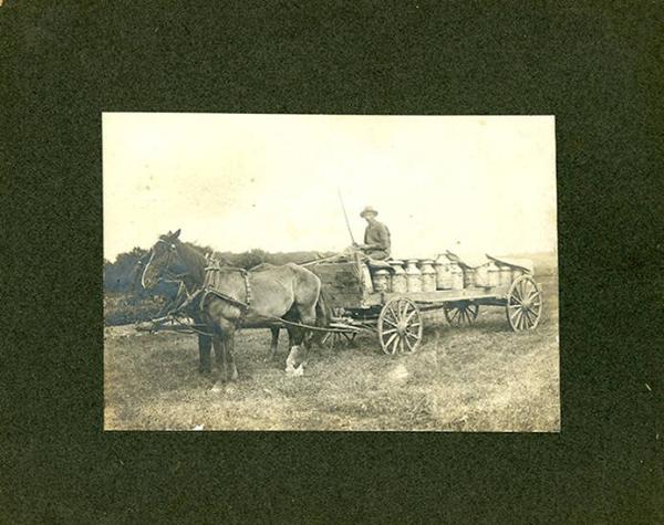 Horse Drawn Milk Wagon