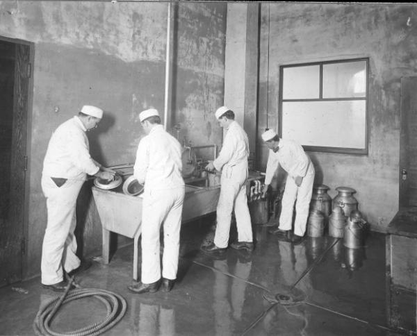 Cornell University Market Milk Bottle Washing Room 
