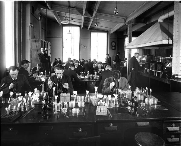 Cornell University Dairy Dept. Bacteriology Lab