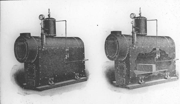 Illustrations of unidentified machines