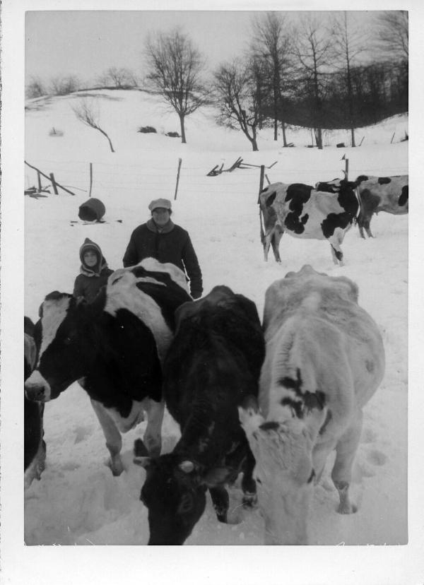"Mama" and Myrtle Dezemo,  Winter 1947
