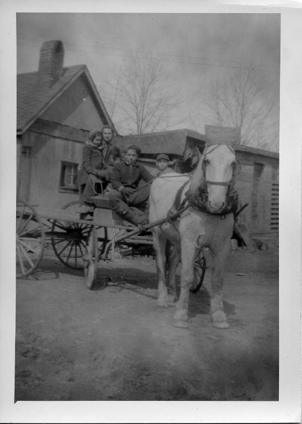 George, Anna, Myrtle and Don Dezemo, 1947