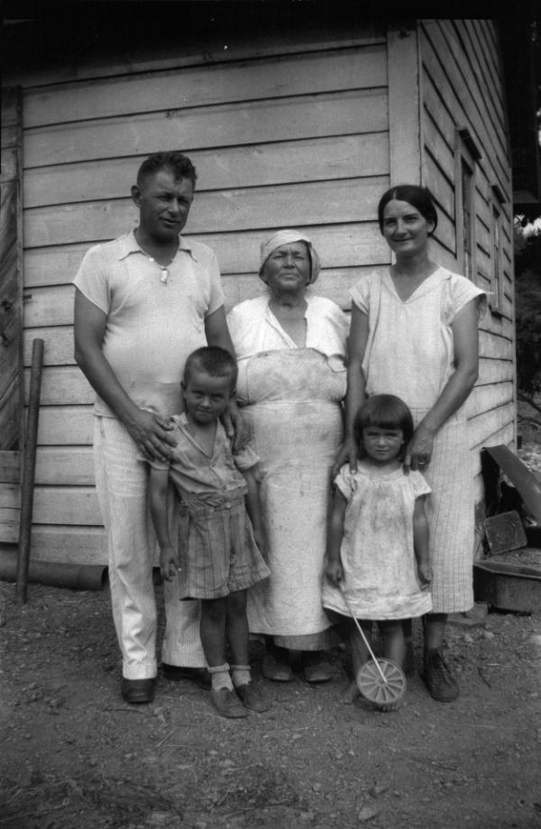 Grandma Dezemo with Family