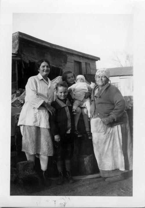Grandma and "Mama" Dezemo with Children