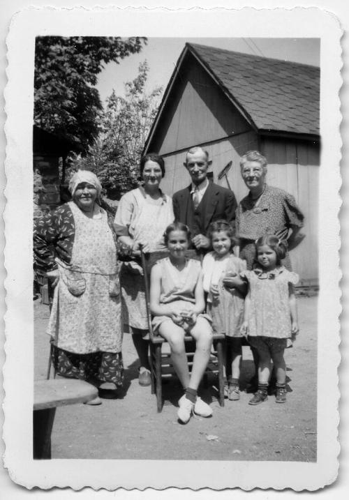 Grandma and "Mama" Dezemo with Children and Family