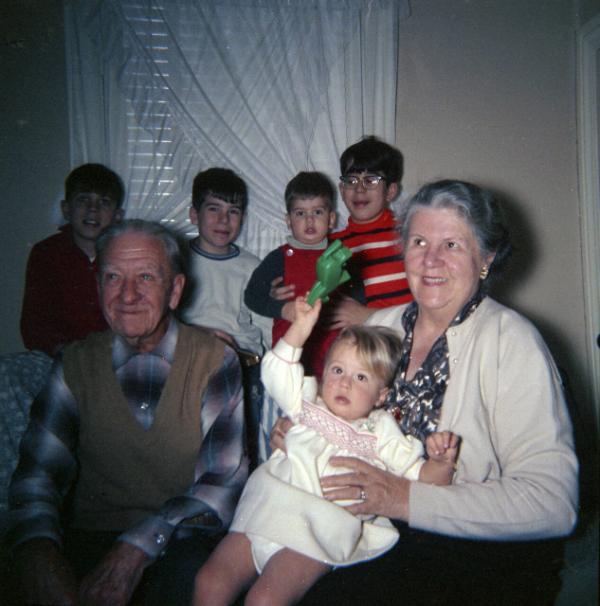 Garretson boys with their paternal Grandparents