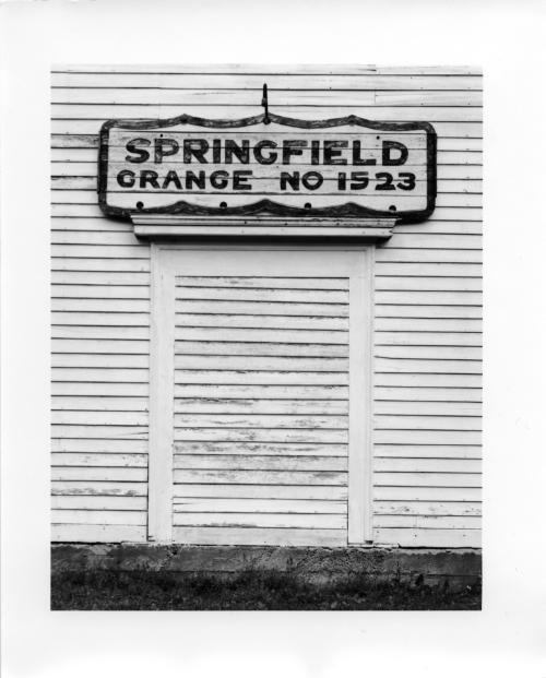 Springfield Grange No. 1523 - Sign