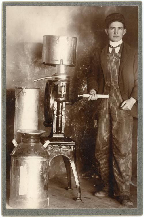 Man and Cream Separator