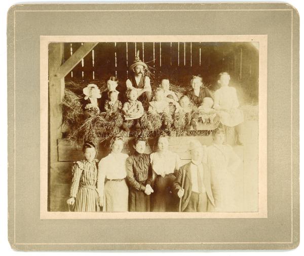 Group in the Hay Loft
