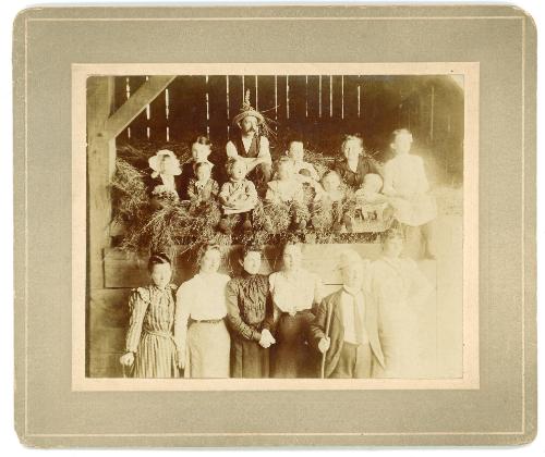 Group in the Hay Loft