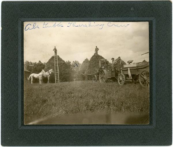 Abe Tubbs' Threshing Crew