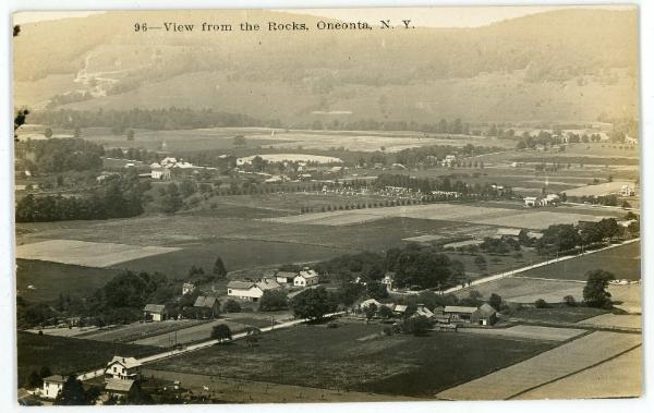 View From the Rocks; Oneonta, NY