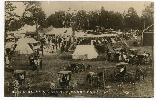 Scene on Fairgrounds