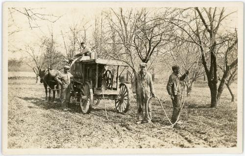 Spraying the Orchard