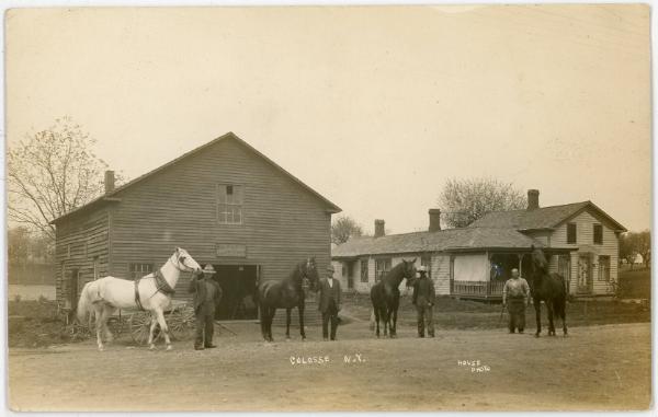 Men and Horses- Colosse, N.Y.