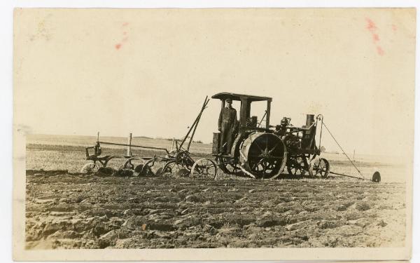 Plowing with Steam Traction Engine