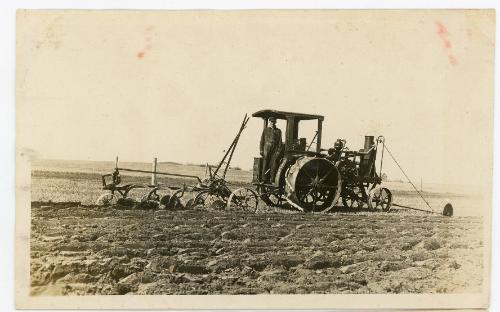 Plowing with Steam Traction Engine