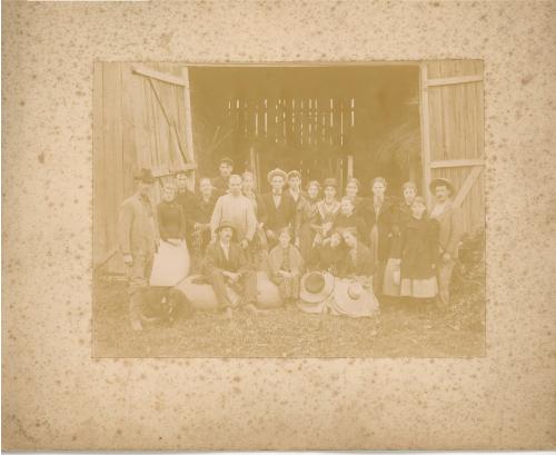 Group by the Barn Doors