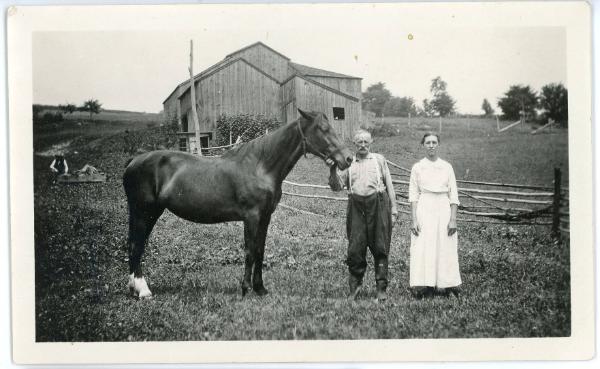 Man, Woman and Horse