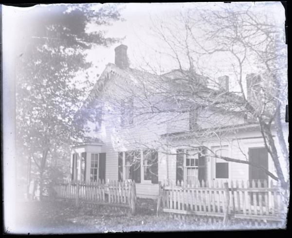 House with Picket Fence; Morris, NY