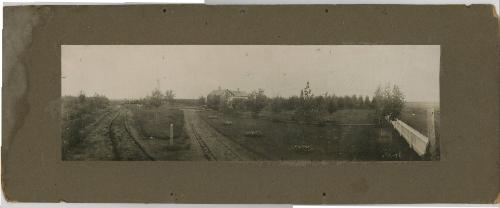 Panorama with Railroad Tracks