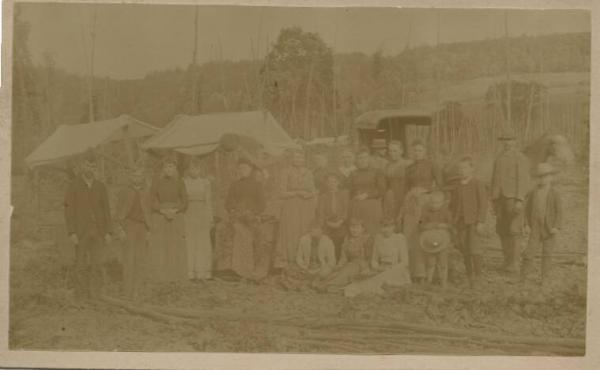 Hop Pickers in a Hop Yard