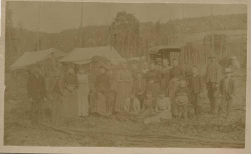 Hop Pickers in a Hop Yard