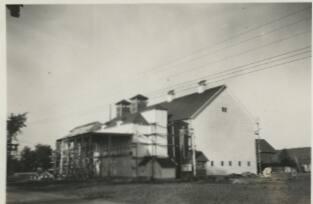 Barn Under Construction