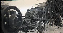 Cutting logs