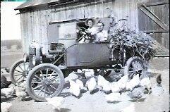 Man and Boy in Car