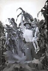 Man and Girl in Cornfield