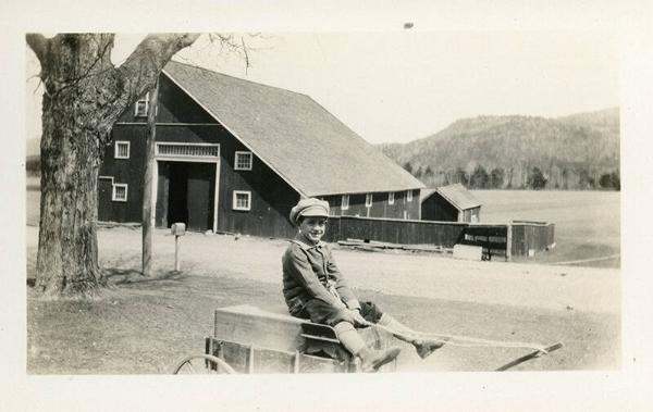Boy on a Cart