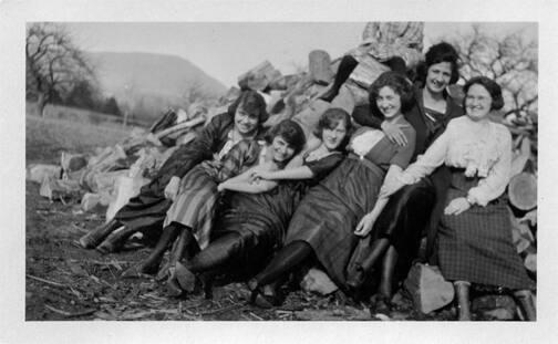 Florence Van Kluck with Friends 
