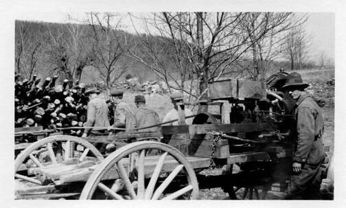 Men Working with Wood 

