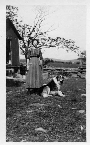 Woman and Dog 
