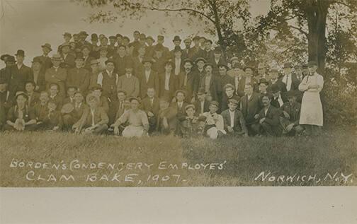 Borden's Condensery Employees Clam Bake, 1907
