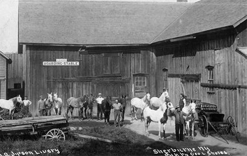 J. A. Jipson Livery, Sherburne, N.Y.