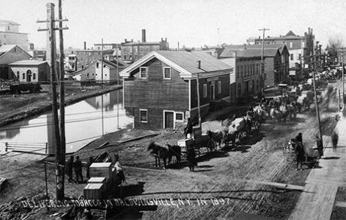 Delivering Tobacco, Baldwinsville, N.Y.