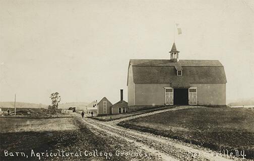 Barn at the Agricultural College Grounds, Morrisville, N.Y.