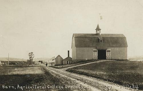 Barn at the Agricultural College Grounds, Morrisville, N.Y.