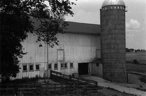 View of Barn and Silo