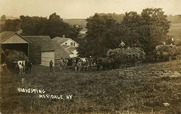 Unloading and Storing Hay