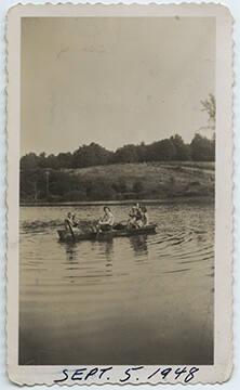Group in a Boat
