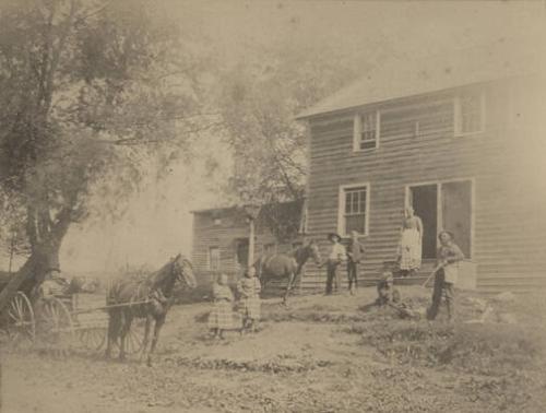Figures in Front of Business