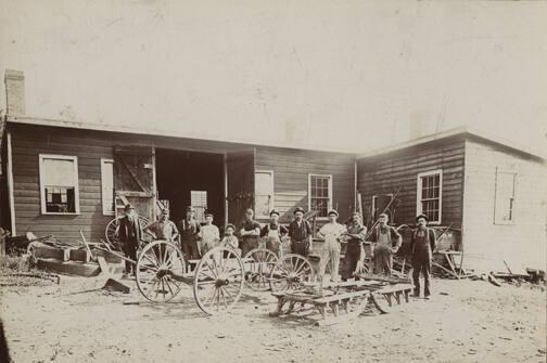 Wagon-Making Shop