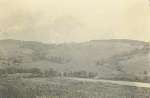 River and Hill at Duroe-Dell Farm