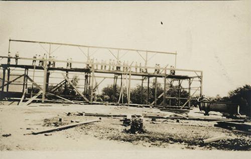 Framing a Large Barn in Cattaraugus County, New York