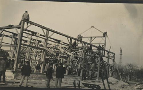 Framing a Large Barn in Cattaraugus County, New York