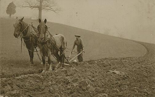 Plowing a Field in Sullivan County, NY
